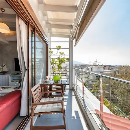 Apartmán Kolonaki Studio+terrace Stunning Acropolis Views *