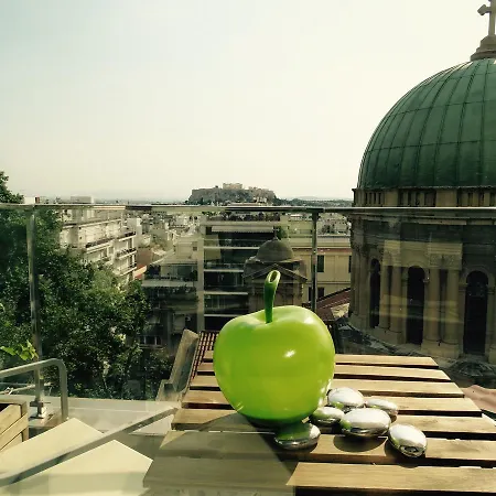 Kolonaki Studio+terrace Stunning Acropolis Views * Atény