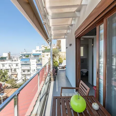 Apartment Kolonaki Studio+terrace Stunning Acropolis Views Athens